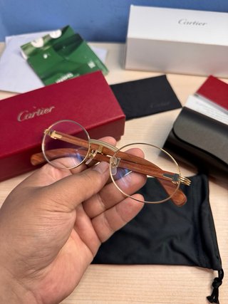 Gafas Cartier CT0464S Oro y Marrón