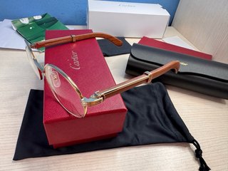 Gafas Cartier CT0464S Oro y Marrón