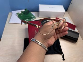 Gafas Cartier CT0464S Oro y Marrón