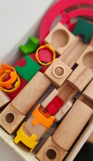 Circuito de Bolas de Madera Playtive Junior