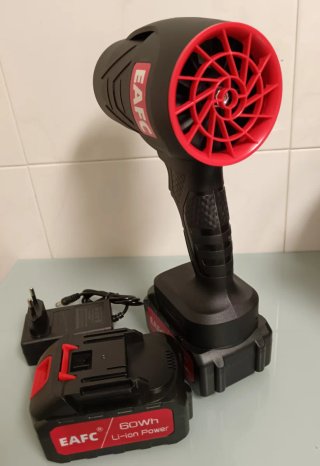 Soplador Inalámbrico Recargable (2 Baterías)
