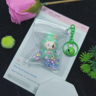 Llavero de Labubu en bolsita transparente NUEVO