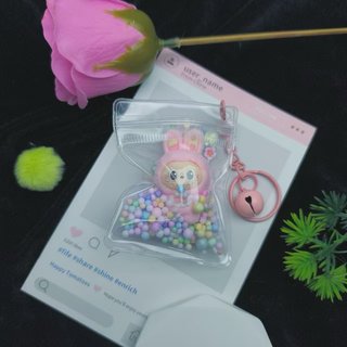Llavero de Labubu en bolsita transparente NUEVO