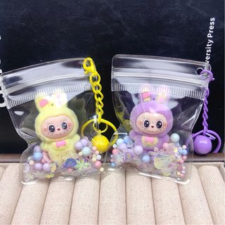 Llavero de Labubu en bolsita transparente NUEVO