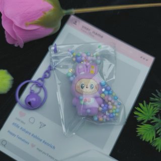Llavero de Labubu en bolsita transparente NUEVO