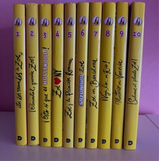 Colección de 1O libros de Los dos mundos de Zoe