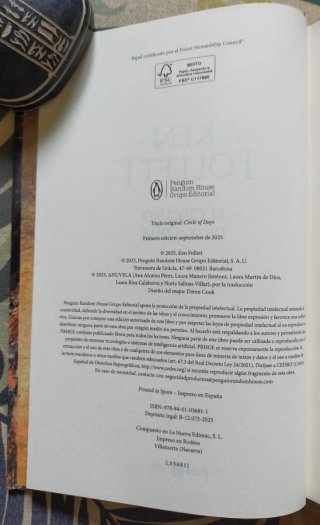 1* edición. El Círculo de los días. Ken Follet.