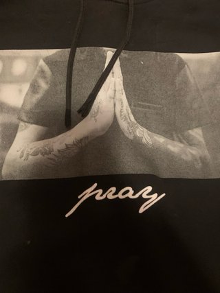 Sudadera Negra Pray