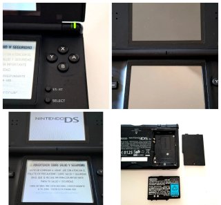 Nintendo DS Lite Negra Completa + 2 Juegos