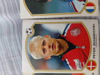 Panini 92-93: Blanc, Schmeichel, Bergkamp