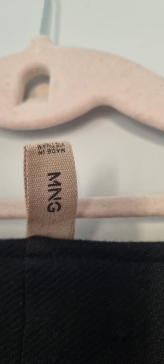 Vestido Negro Mango Talla M