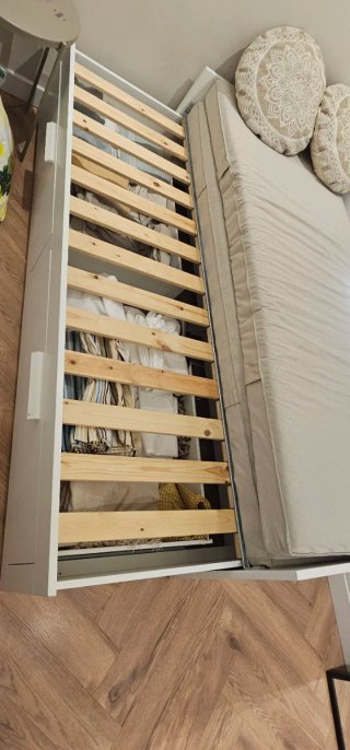 Cama Brimnes 80x20 + 2 colchones Vannareid extra