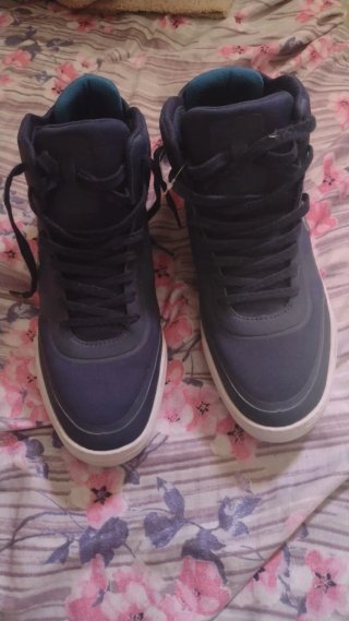 Zapatillas Lacoste Azul Marino y Blanco