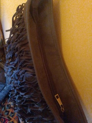 Bolso bandolera de flecos