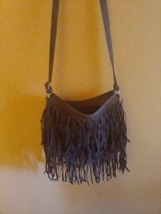 Bolso bandolera de flecos