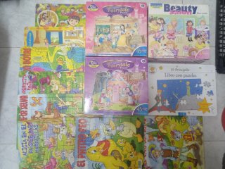 Lote 13 Puzzles Infantiles Cuentos