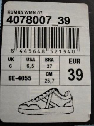 Zapatillas Munich Rumba Wmn 07 POR ESTRENAR