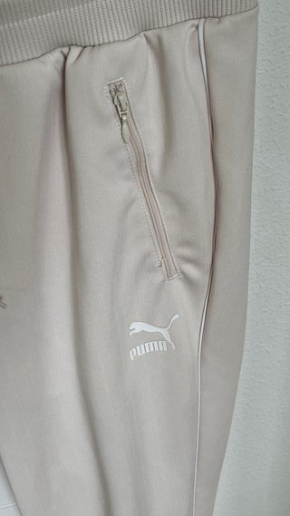 Pantalón chándal Puma beige Talla XS Selena Gomez