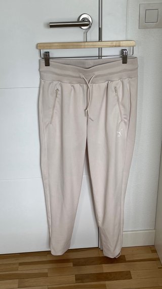 Pantalón chándal Puma beige Talla XS Selena Gomez
