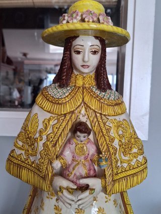 Virgen del Rocío Cerámica Triana