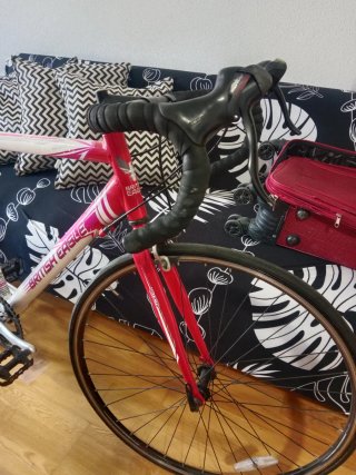 Bicicleta British Eagle Rosa y Blanca