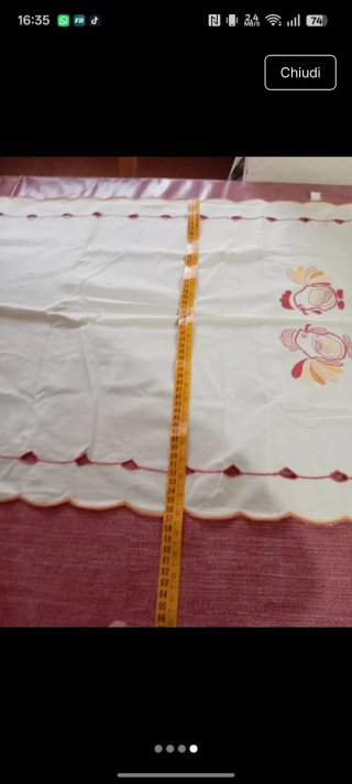 Tendina porterino 112x56 con balza