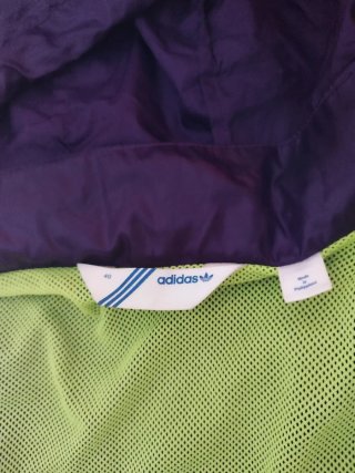 Cortavientos Adidas Azul y Morado