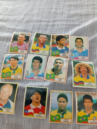 12 cromos Copa América nuevos