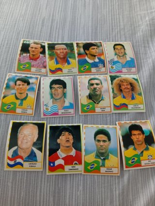 12 cromos Copa América nuevos