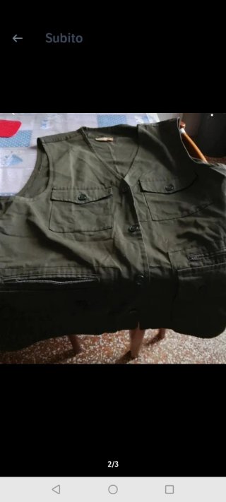 Gilet caccia/pesca uomo taglia 56