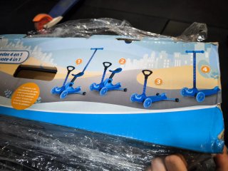 Patinete infantil azul 3 ruedas