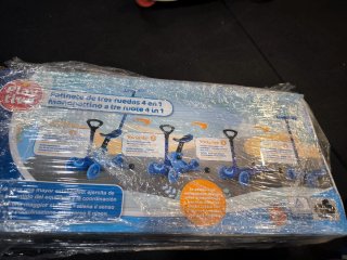 Patinete infantil azul 3 ruedas