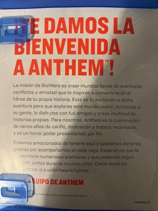 Anthem PS4 (PlayStation 4) EA