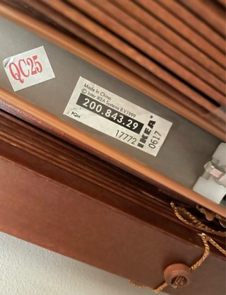 Estores Madera Ikea 200.843.29