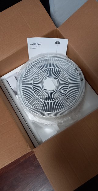 Lampada a LED da Terra con Ventilatore - NUOVA