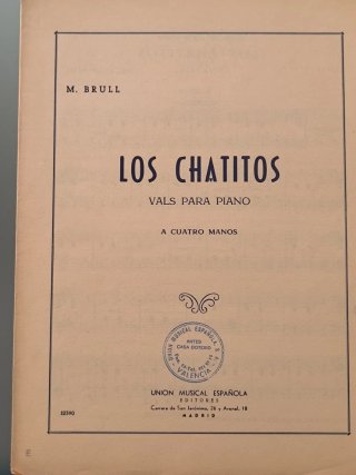 Partituras de piano antiguas