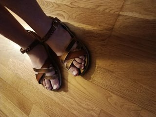 Sandalias Xti Mujer Talla 38 Marrón y Dorado