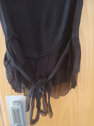 Top lencero mujer negro