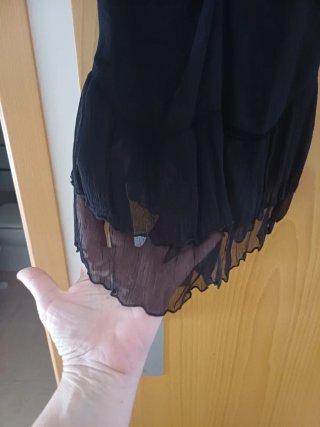 Top lencero mujer negro