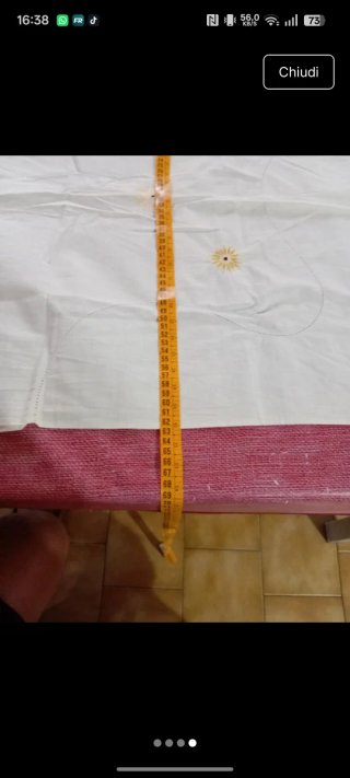 Tendina con balza 86x63