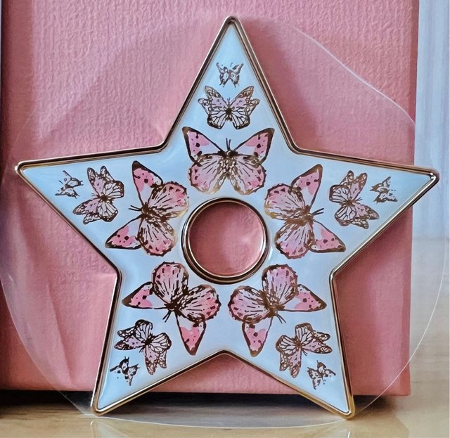 Dior Charm Mariposas Estrella Dorado Rosa