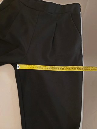 Pantaloni sartoriali neri donna taglia L