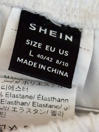 Pantalones anchos SHEIN Linos