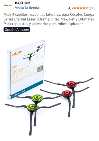 Kit Recambios Conga 1090/1790/1990 sin Cajas