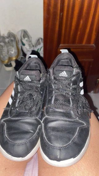 Zapatillas Adidas Mujer Negras y Blancas