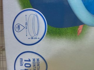 Piscina con aro hinchable Tahiti 1,52m
