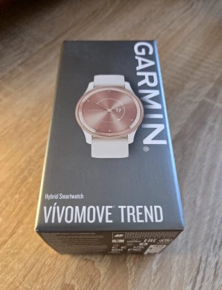 Reloj Garmin Vivomove Trend Oro Rosa/Blanco