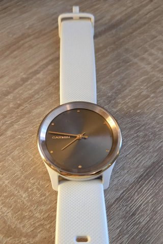 Reloj Garmin Vivomove Trend Oro Rosa/Blanco