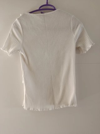 Camiseta Kiabi Blanca Talla S