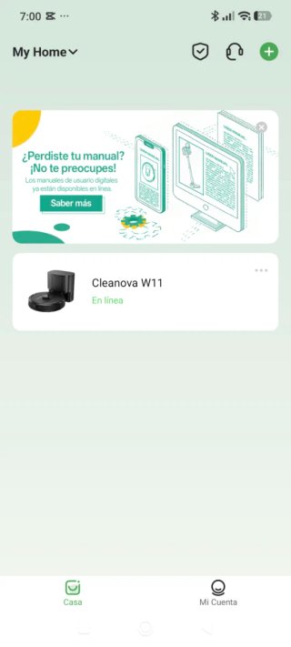 Robot Aspirador Cleanova W11 Aspira+Friega Nuevo